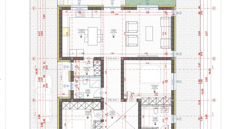 Casa individuala pe parter Sanandrei-comision 0 - Schiță 27