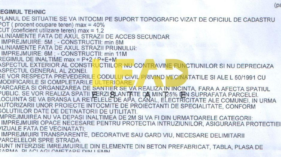 De Vanzare TEREN Intravilan, 511 mp, in BOD - Poză 3