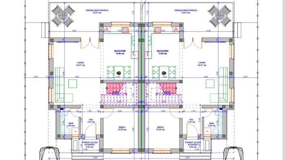 Duplex -5 camere-SUPER PRET-Giarmata VII - Poză 2