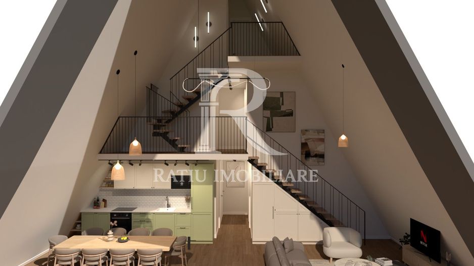 Structură A Frame modernă pentru case premium și Airbnb - 2 CAM - Poză 7