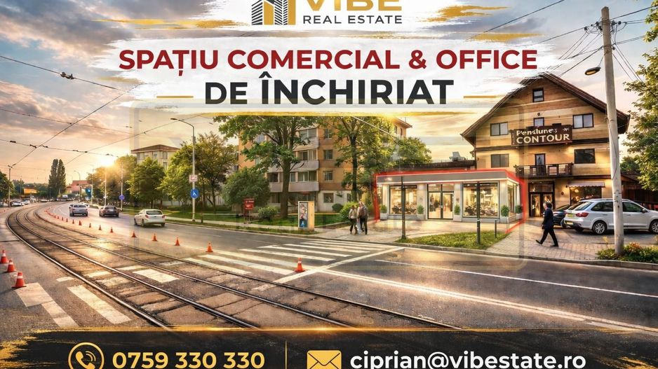 Spatiu comecial&office stradal 70mp Podul de Piatra N.Iorga - Poză 1