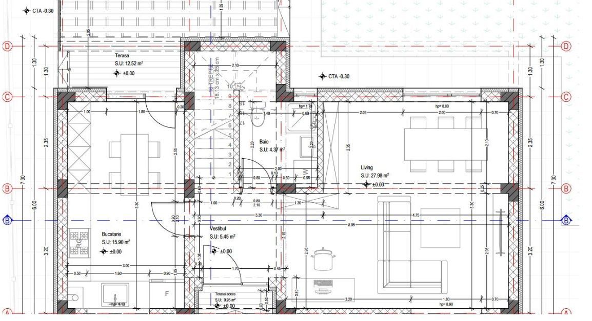 Casă de vânzare Otopeni- P+1 sau P+1+M, 2 locuri parcare, acces facil către DN1 - Schiță 12