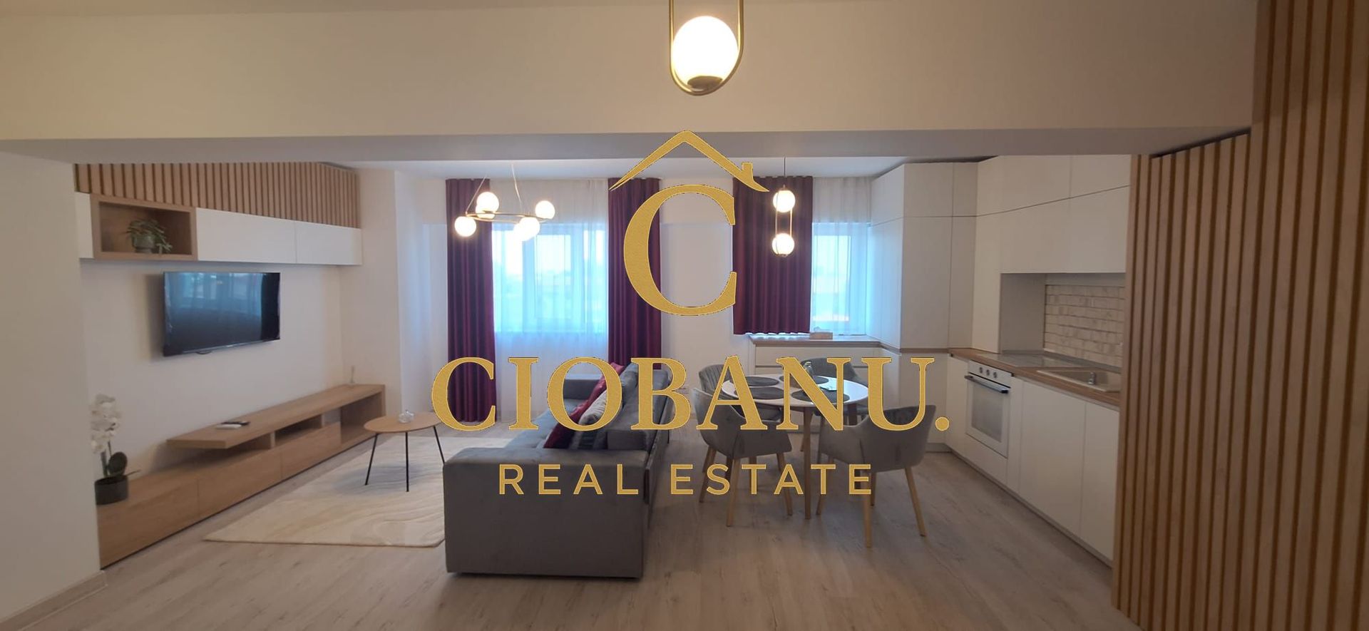 Apartament modern 2 camere+ 2 locuri de parcare de închiriat in Rovine - Poză 1