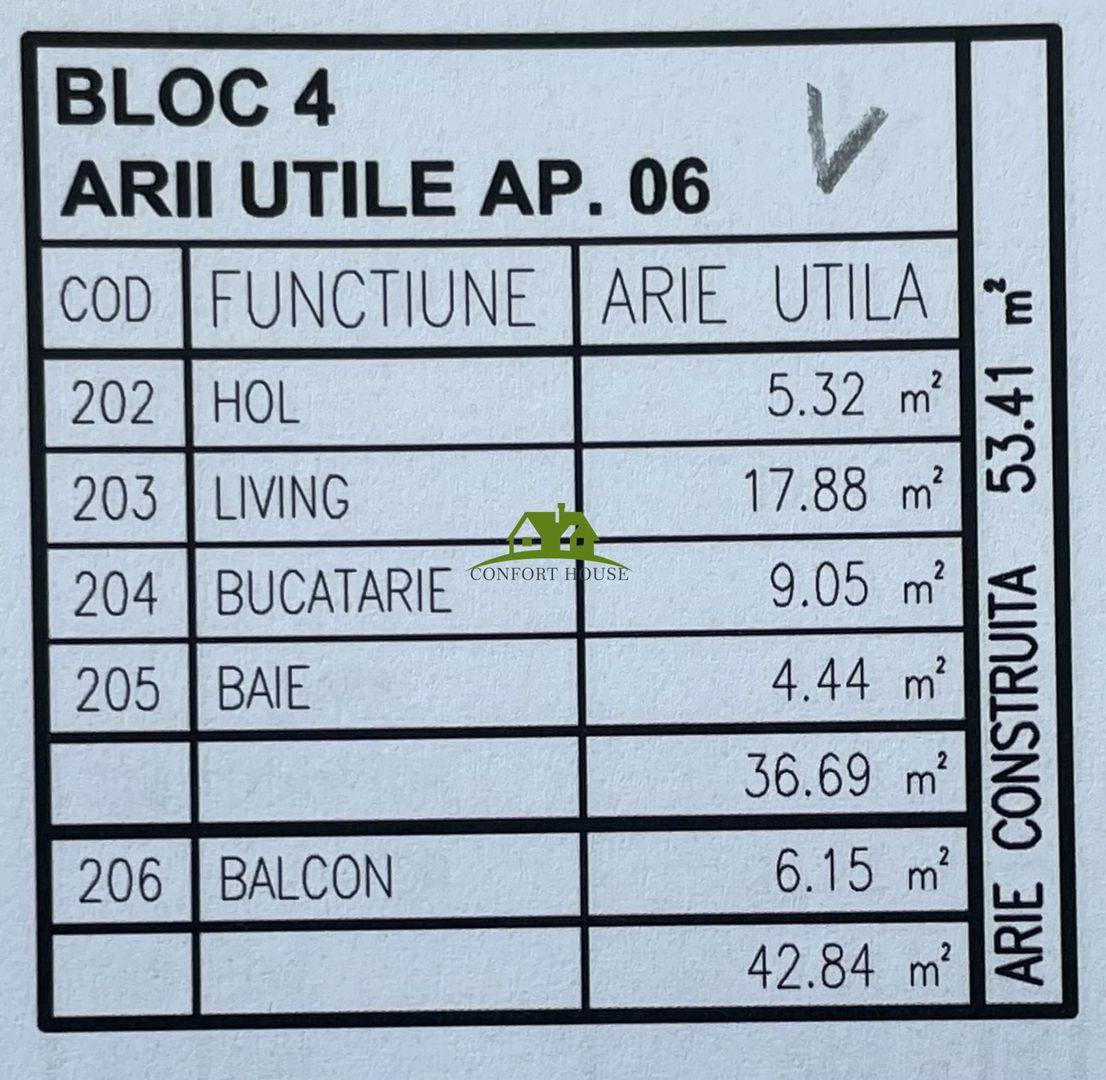 Garsoniera, bloc nou, P+3, Nr.06, Et.2, Bl.4 - CP2459585 - Poză 6