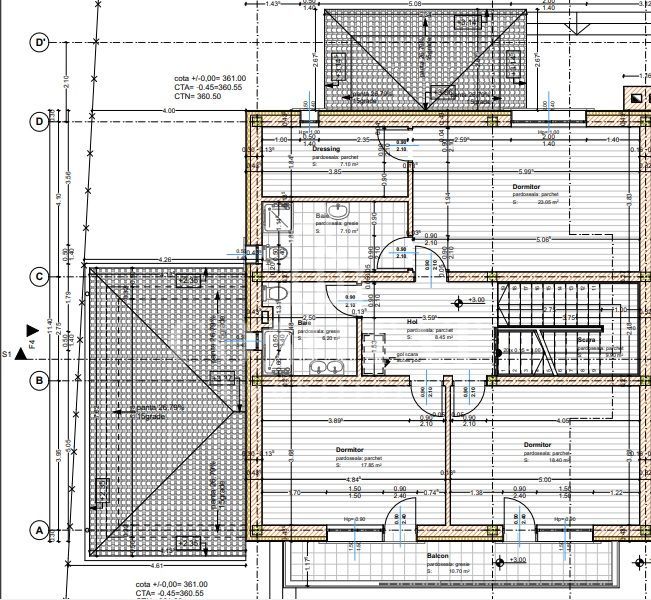 Casă de lux cu piscină la prima închiriere cartier Borhanci - Schiță 35