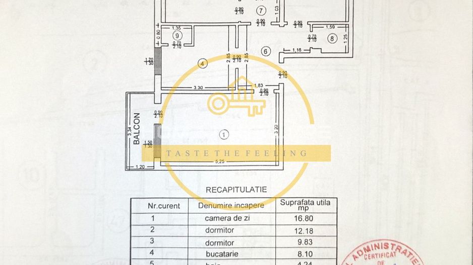 Apartament 3 camere/Zona galata/Decomandat - Poză 6