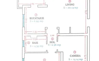Zona Decathlon. Mobilat si utilat. 2 locuri de parcare. - Schiță 20