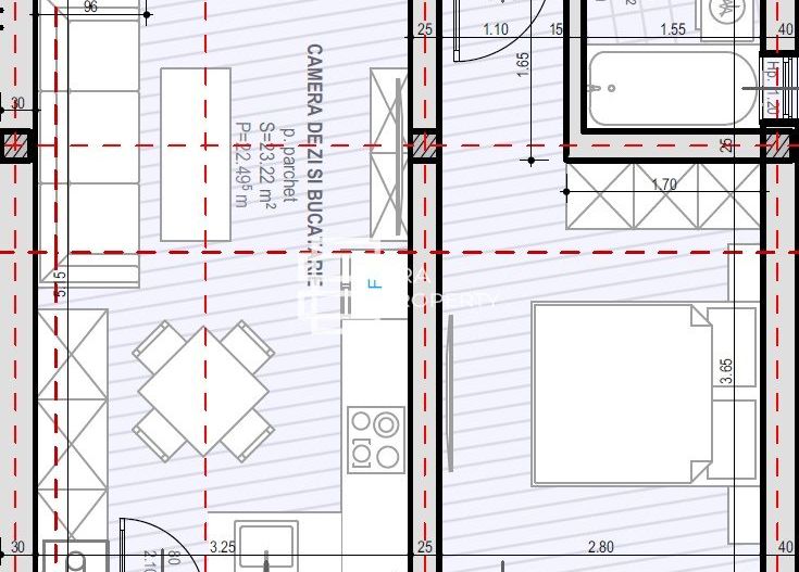 Apartament 2 camere balcon si pod etaj 2 Selimbar Sibiu - Schiță 9