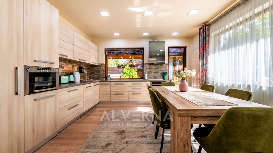 Casa individuala 268mp | 4 dormitoare + studio | 1100mp teren | Faget - Poză 9