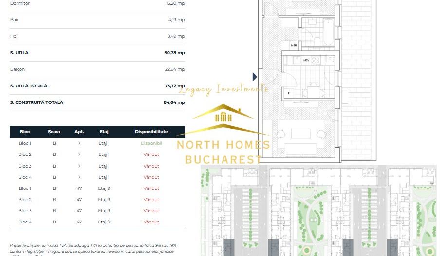 Apartament de 2 camere, ansamblu premium, constructie noua, Comision 0 - Poză 14