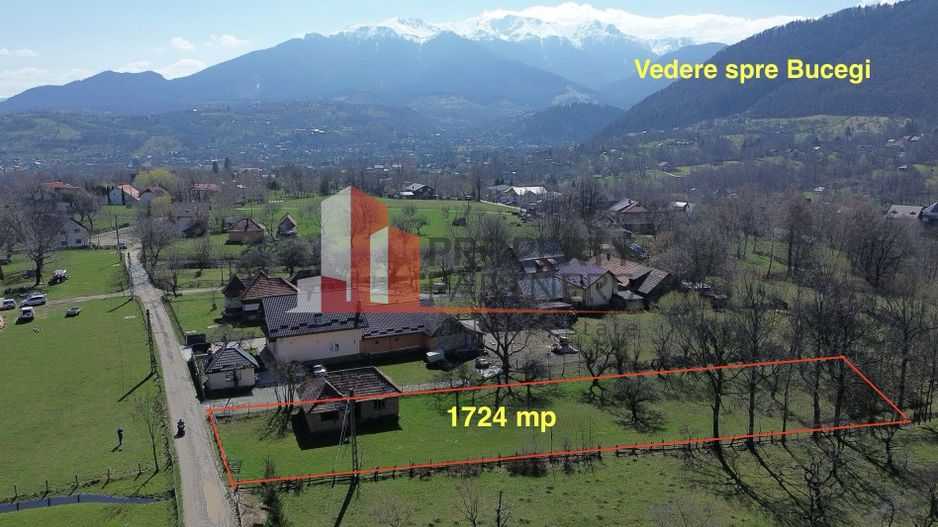 Teren  1.742 mp Bran Predeluț  | utilități | 21 m front stradal - Poză 1
