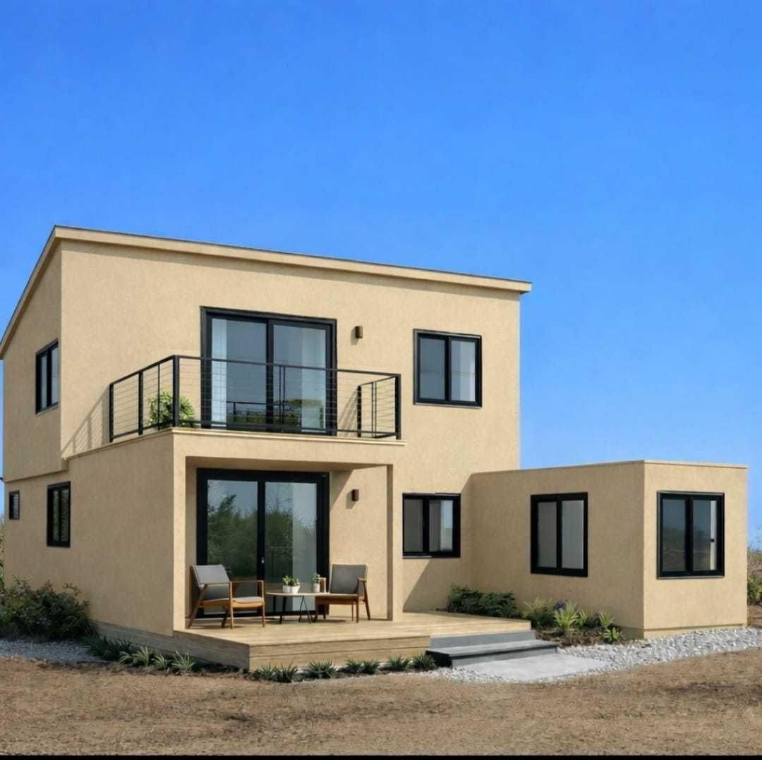Casă modernă P+1 din containere – teren 575 mp – la 14km de Arad - Poză 2