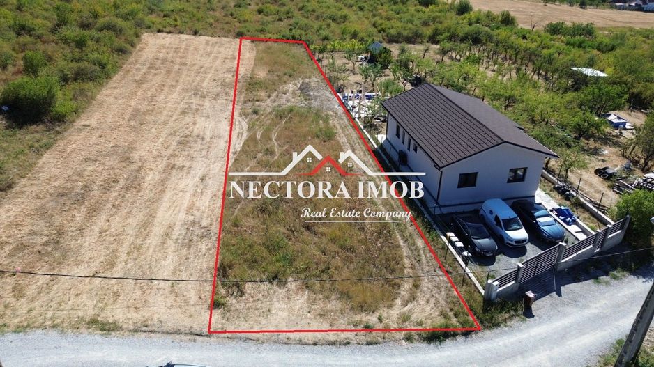 NECTORA IMOB-Teren Intravilan 1000 mp cu front 14,7 ml, Zona. Gh. Doja - Poză 1