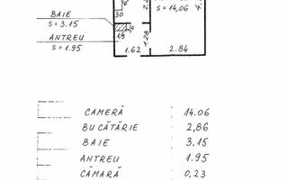 Garsoniera confort 1, etaj 1 , str Louis Pasteur, cartier Zorilor. - Poză 7