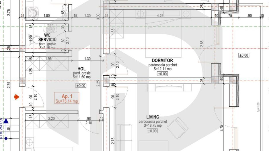 Apartament 3 Camere La Cheie | 2 Dormitoare | SIBIU- Calea Gusteritei - Poză 2