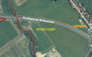 Teren intravilan 2,4 Ha - zona Tractorul (Rulmentul) - Poză 2