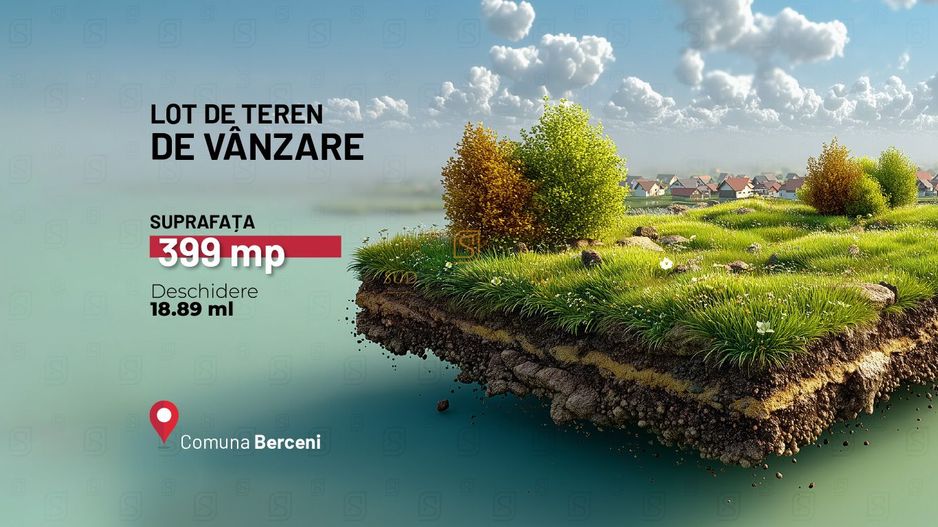 Teren intravilan 399 mp, zona excelenta in Comuna Bercenni, Ilfov - Poză 1