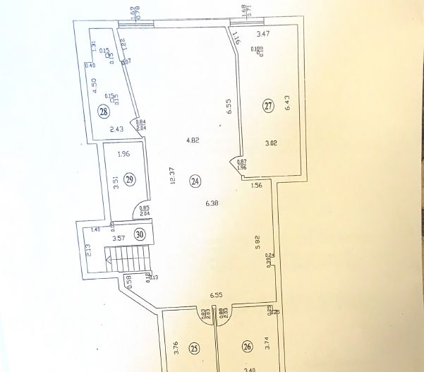 Vilă 10 camere + spațiu comercial | teren 1.300 mp | Otopeni 23 August - Schiță 36