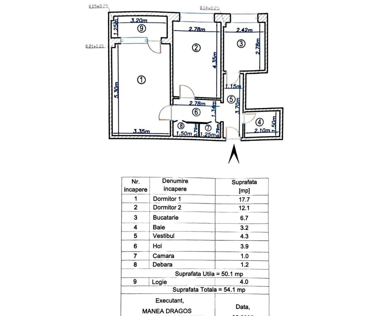 Apartament 2 camere zona Jean Steriadi - Auchan Titan - Poză 7
