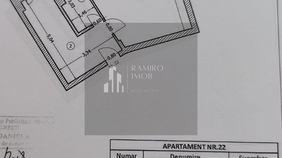 Garsoniera Metrou Costin Georgian, spatioasa, mobilata - Poză 13