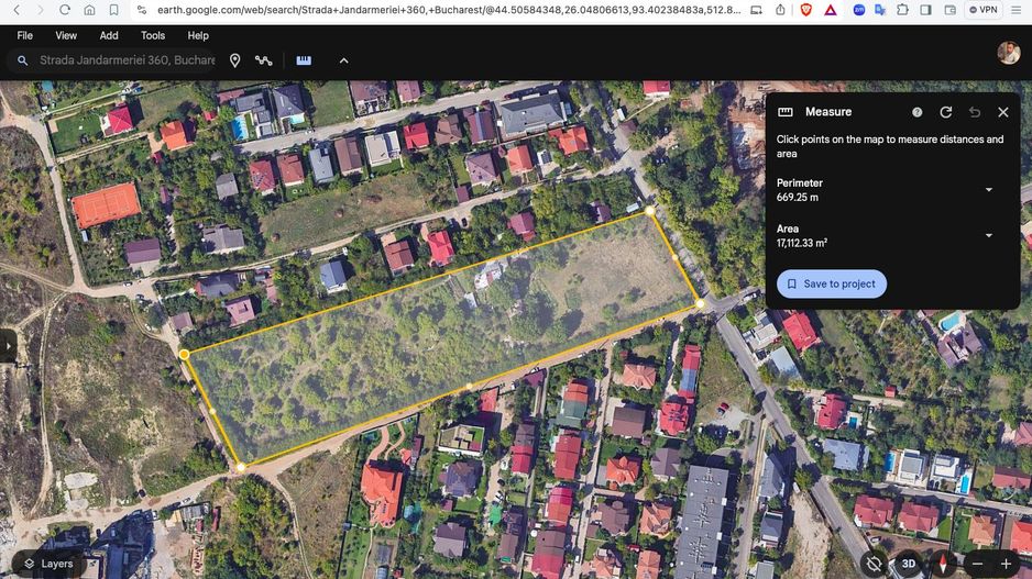 Teren Intravilan 17.110 mp Sectorul 1, Str. Jandarmeriei 360-378 - Poză 3