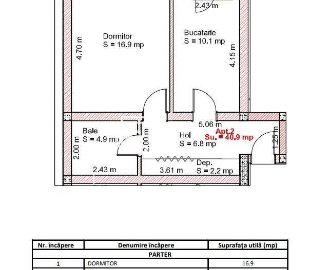 Apartament 1 cameră la cheie cu grădină proprie | Șelimbăr, zona Brana - Schiță 7