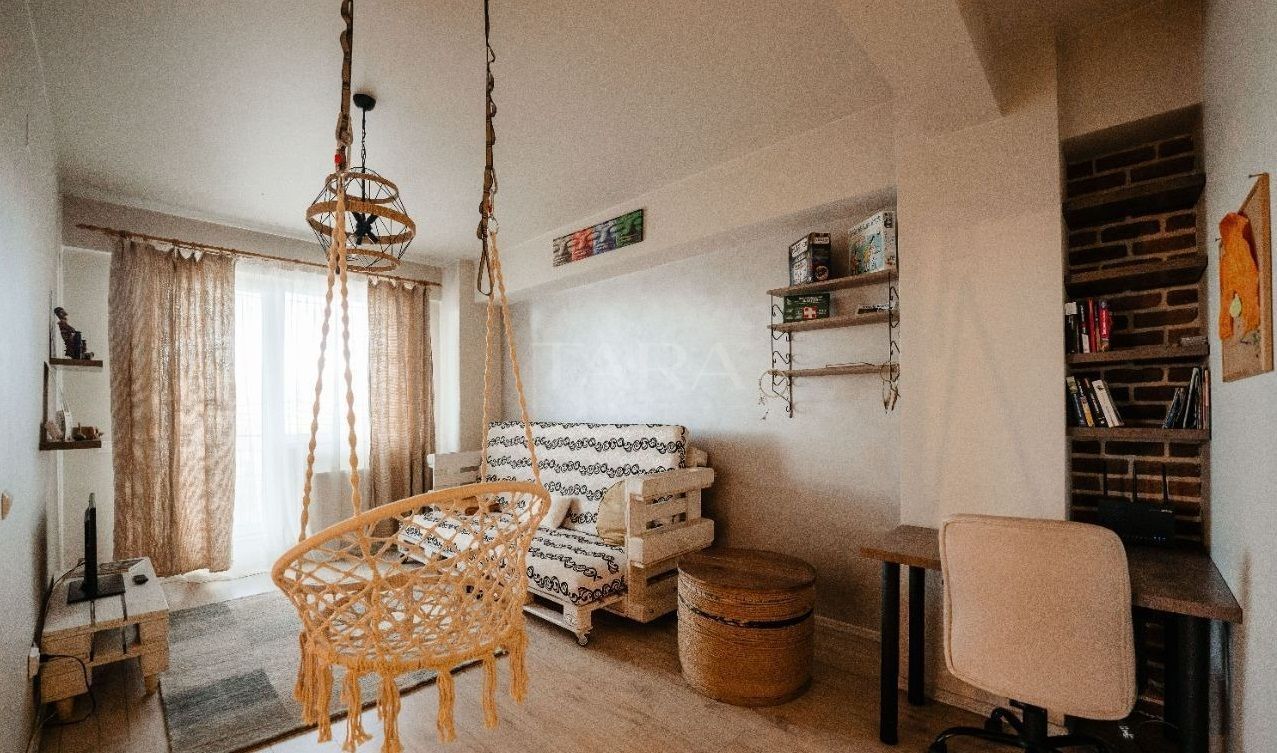 Apartament open space, Mărăști, complet mobilat. - Poză 1