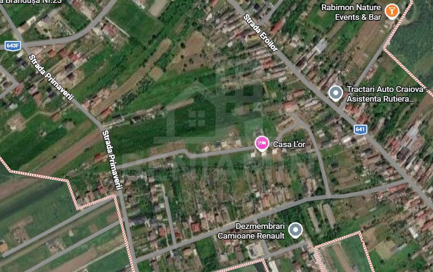 Teren intravilan Ghercesti 526mp-curent-apa-gaze-strada 11m latime - Poză 1