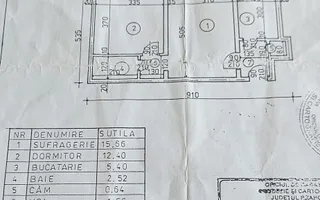 Apartament 2 camere semidecomandat | Ultracentral | Etaj 3 - Schiță 18