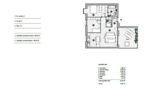 Apartament NOU - 3 camere&2 bai&terasa - vanzare - Avalon Estate-Pipera - Schiță 18