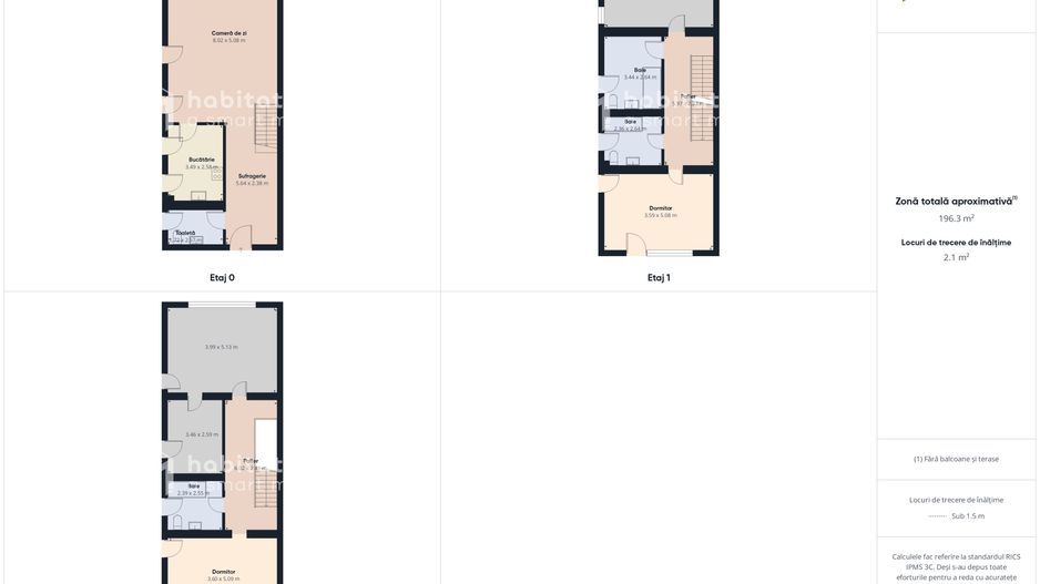 Tur virtual:  Duplex modern, luminos și spațios cu garaj – zona Lunei - Poză 31