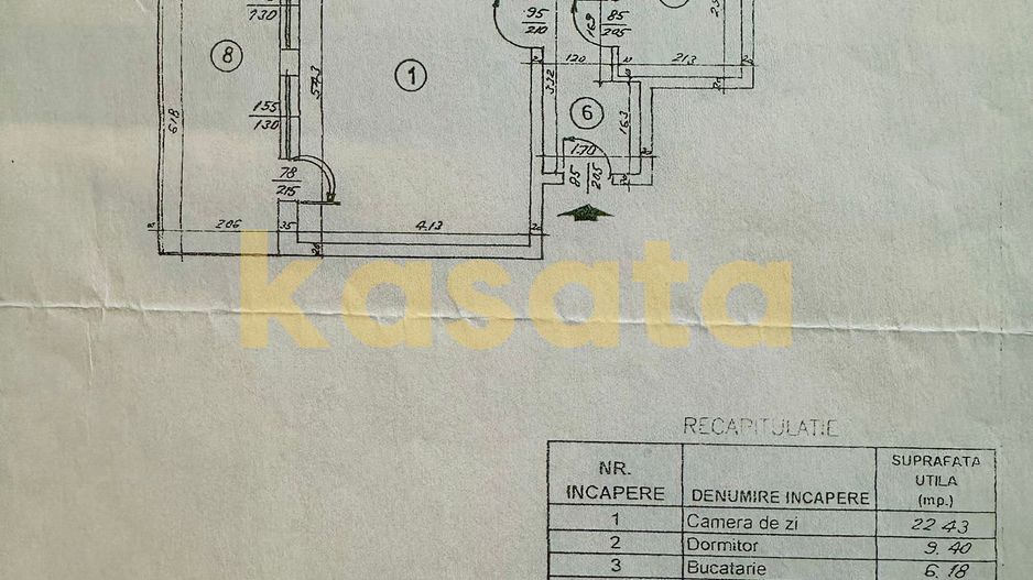 APARTAMENT 2 CAMERE | DOROBANTI | TERASA 16MP | ETAJ 7/8 | PANORAMA - Schiță 15
