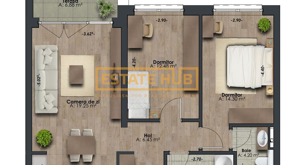 Apartament 3 camere | The Nest | Comision 0% - Poză 2