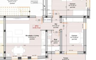 Apartament 3 camere Giroc etaj 1 - Schiță 10