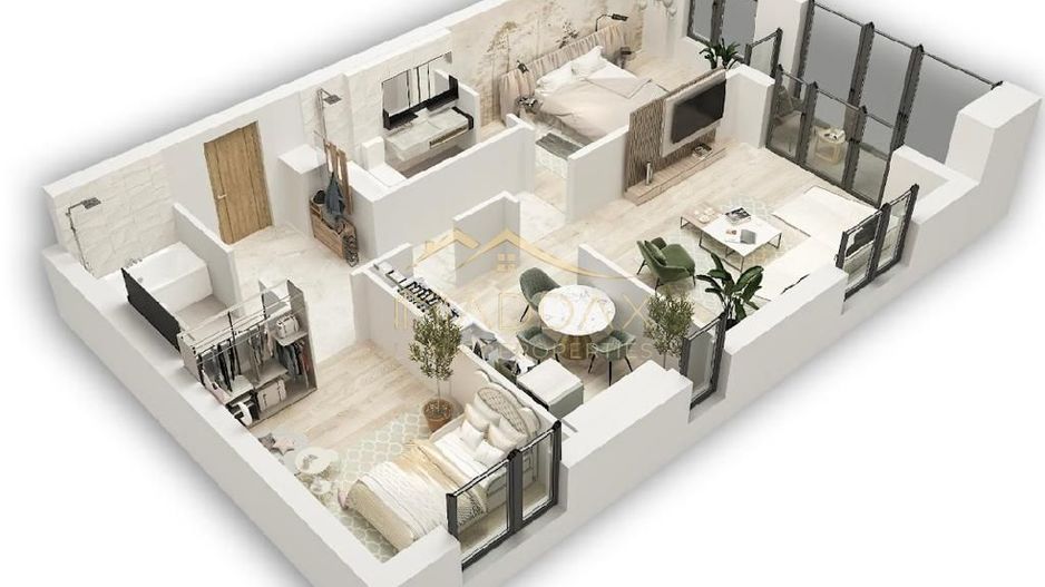 Apartament 3 camere***102 mp***NOU***ultrafinisat//OMV Pipera - Schiță 23