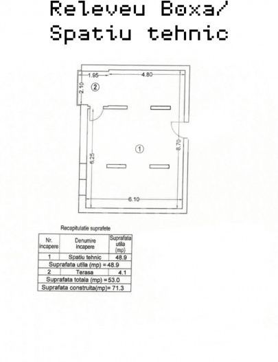 Duplex Aviatiei 790mp | Piscina pe terasa | 12 Parcari | Boxa 53mp | +Ap 2 cam - Schiță 31