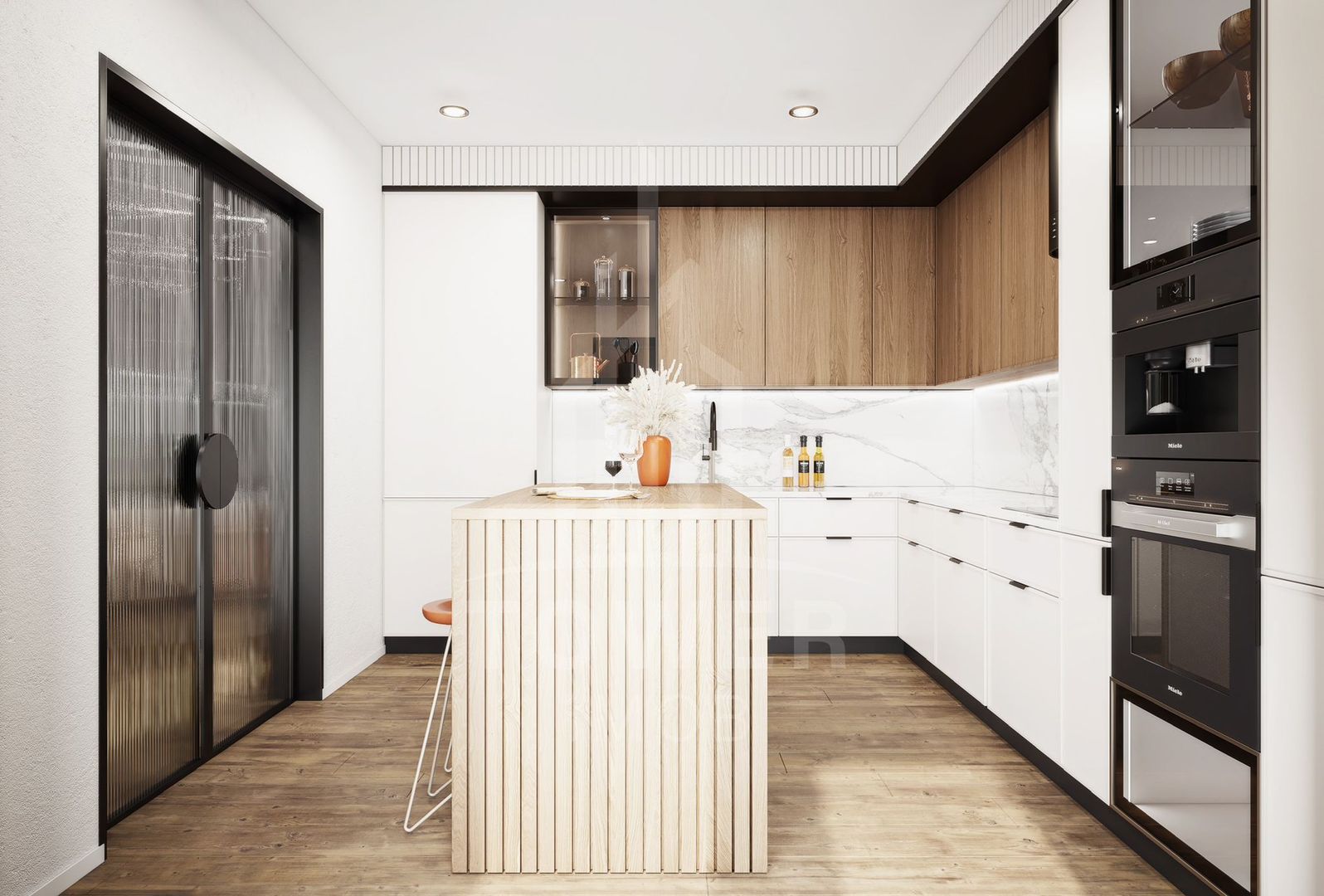 Casă modernă în Cisnădioara / Cisnădie – vedere către Cetatea Cisnădioara - Poză 5