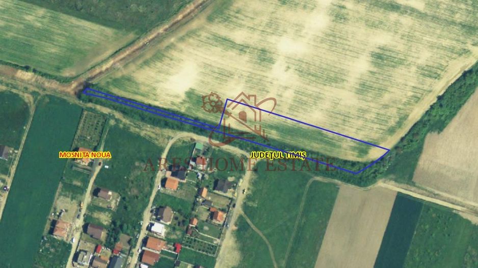 Teren parcelabil cu toate utilitatile 7.257 mp Moșnița Nouă – 20 €/mp - Poză 1