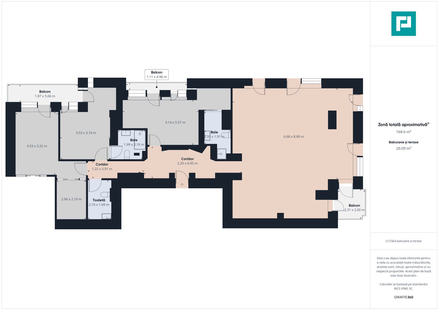 Penthouse 102 The Address, Barbu Văcărescu - Poză 8