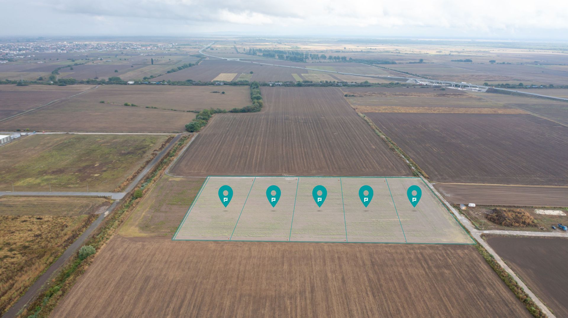 Teren Industrial Zona Șagului- 30eur mp - Poză 1