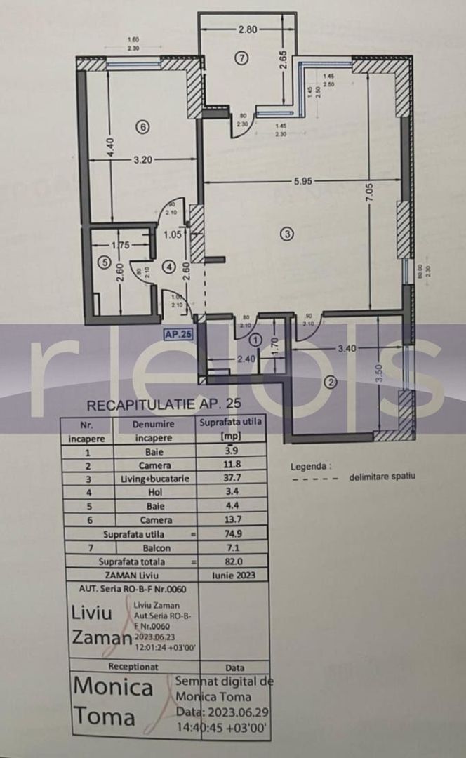 VANZARE 3 CAMERE-OBOR - TERASA SI LOC PARCARE - Poză 15