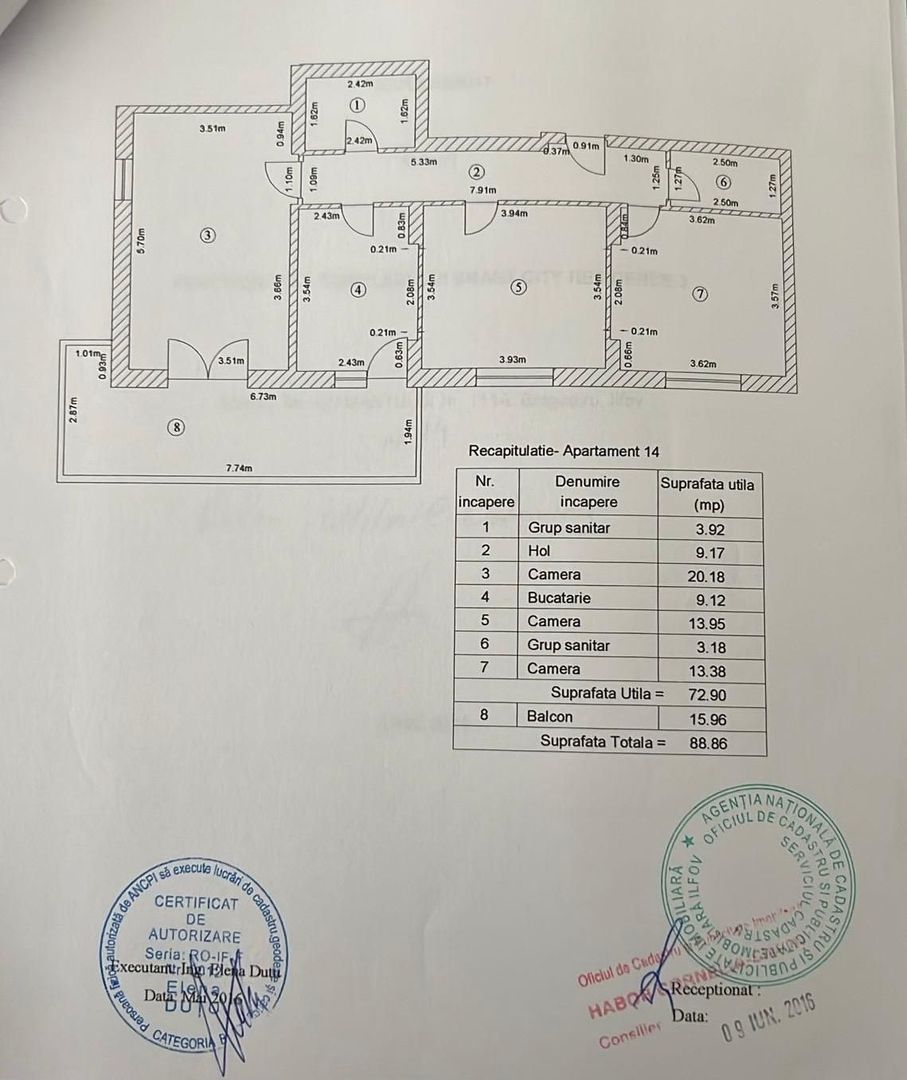 Apartament 3 camere Bragadiru Cristalului - Poză 11