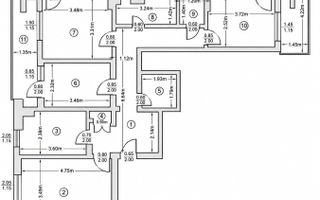 Apartament 4 camere decomandat, Zona Dacia (Bulevard), Iasi - 79 mp utili / 96 mp cu balcoane - Poză 8