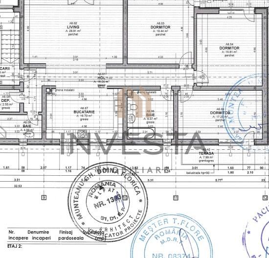 Apartament 4 camere 135 mp Zorilor Zona Observatorului! - Schiță 2