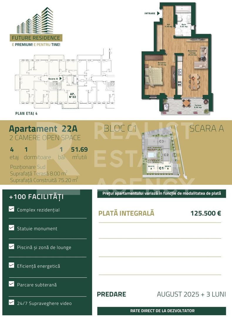 Vânzare, apartament, 2 camere, zona Torontalului, Timișoara - Poză 8