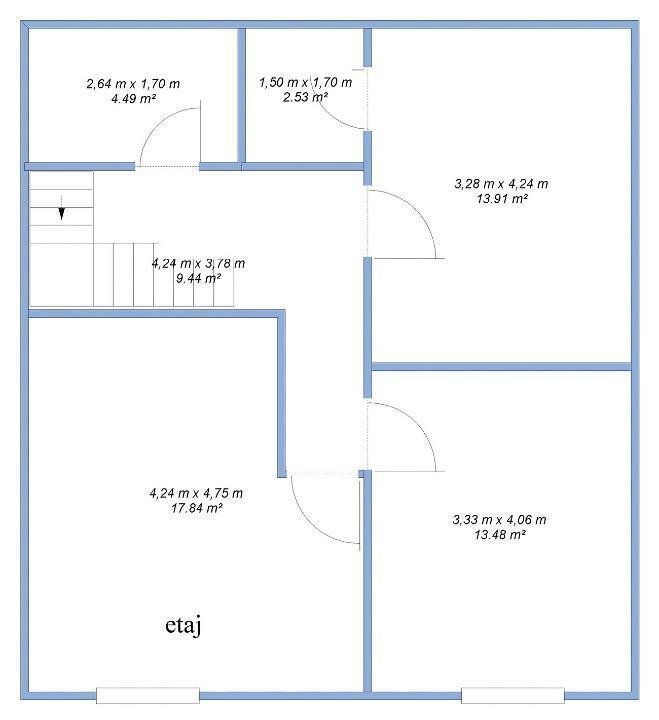 Vila de inchiriat | 4 camere | Straulesti | singur curte - Poză 8