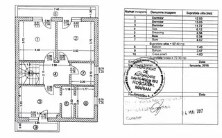 Casa tip duplex, 5 camere, Mogosoaia, P+1+Pod ! - Poză 45