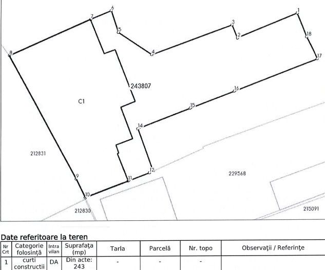 FERDINAND - Oborul Nou | Casa individuala 276mp teren| Renovare facila - Schiță 2