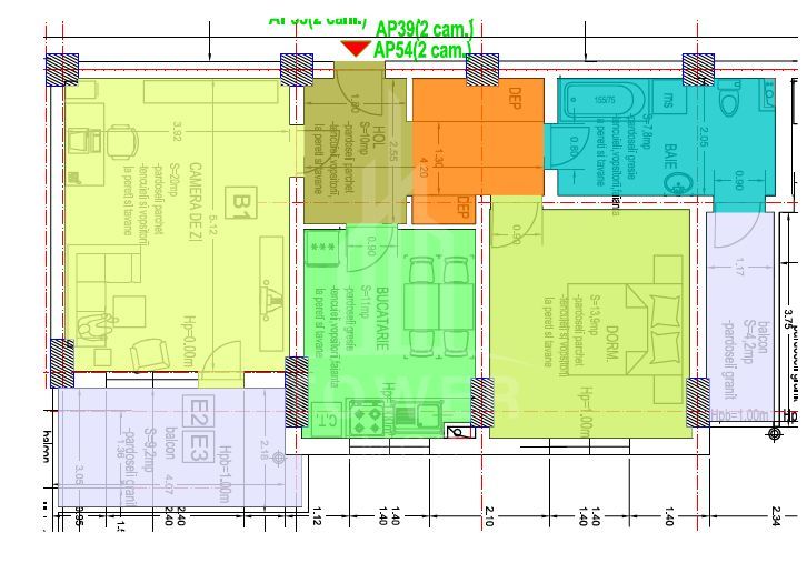 Apartament 2 camere de vânzare | Zona Cireșica-Sibiu - Poză 1