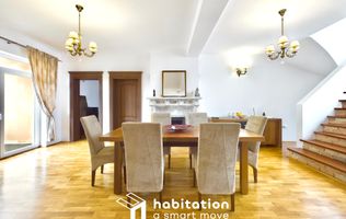 Casă tip duplex, despărțit prin garaj, la intrare în Dumbrăvița